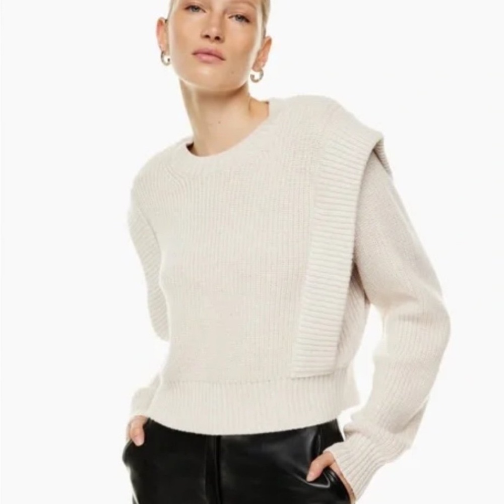 ARITZIA x Babaton L Women’s Grazia Merino Wool Sweater - Picture 8 of 8